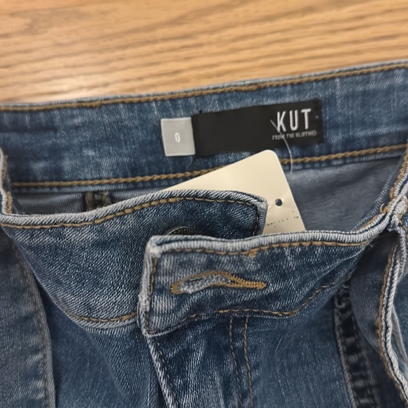 New KUT from the Kloth size 0 Reese high rise ankle straight leg - Picture 2 of 5